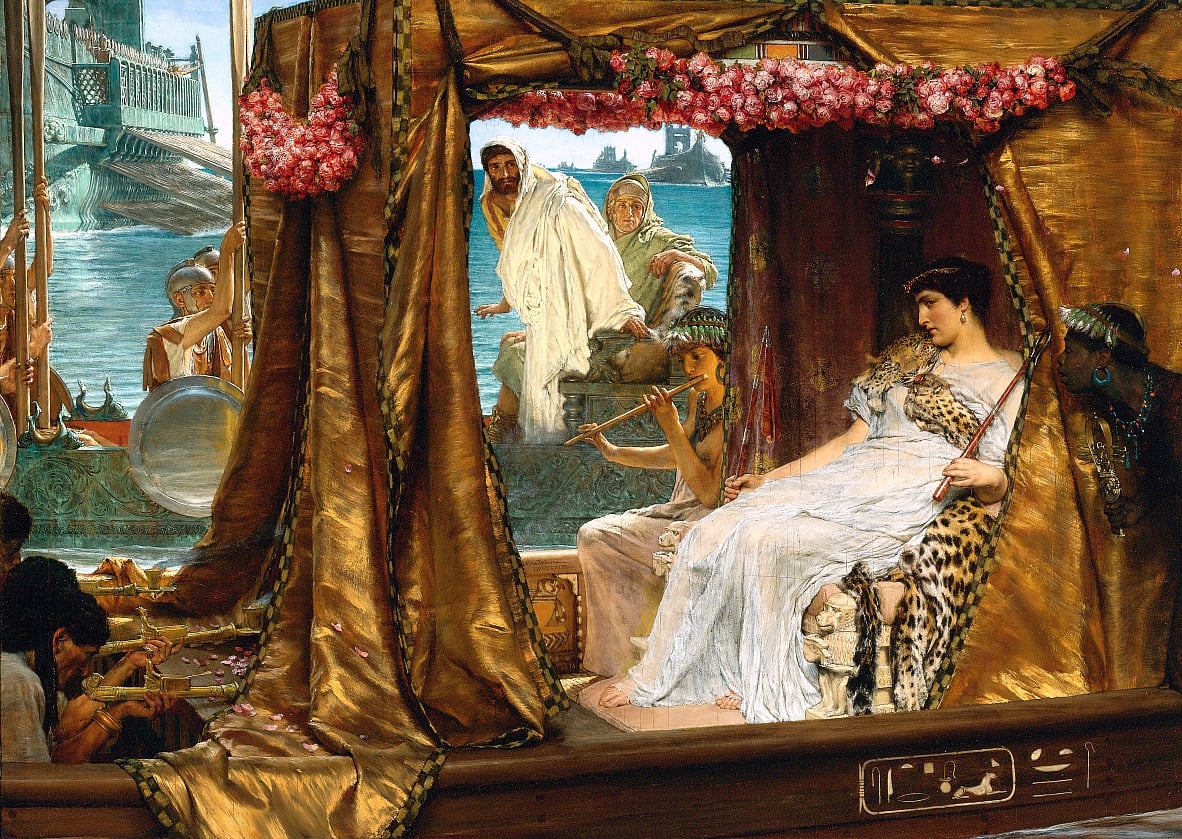 pintura de marcos antonio y cleopatra