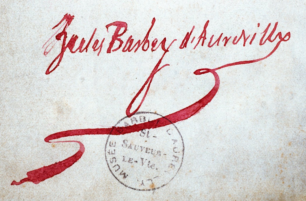 Firma de Jules Barbey d