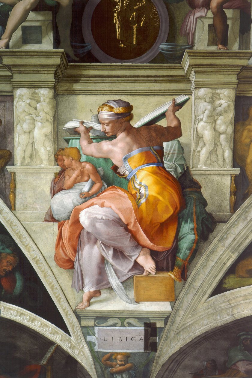 Sibilas libias de Michelangelo Buonarroti