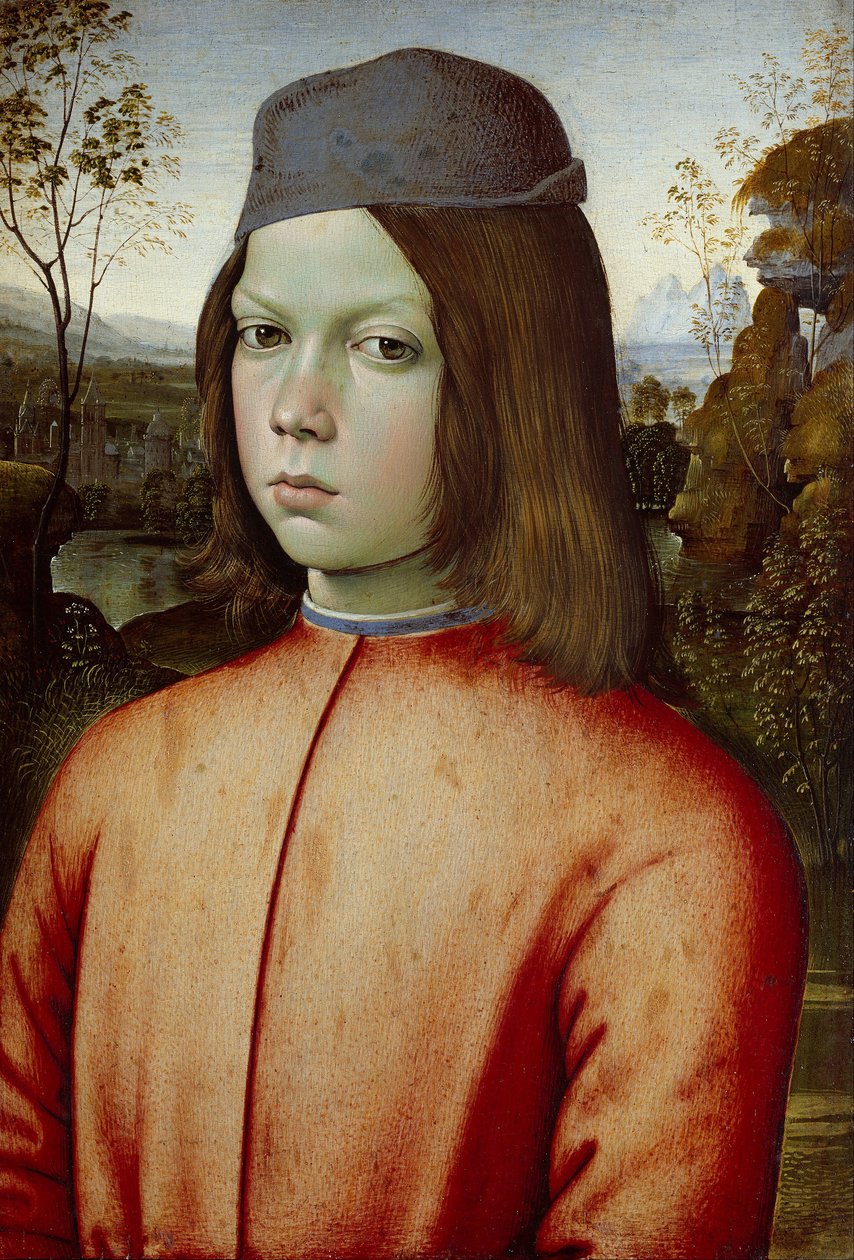 Retrato de un niño de   Pinturicchio