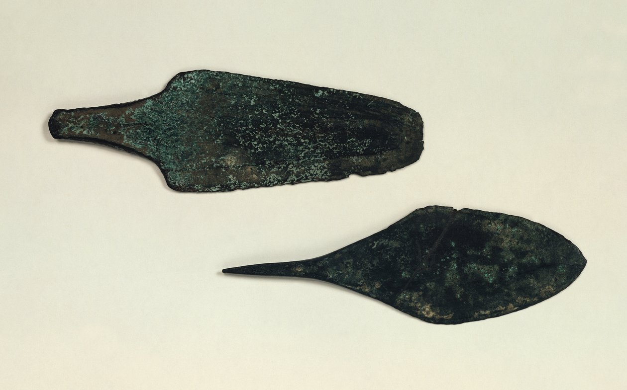 Dos dagas, 2000-1800 a.C. (cobre) de Prehistoric