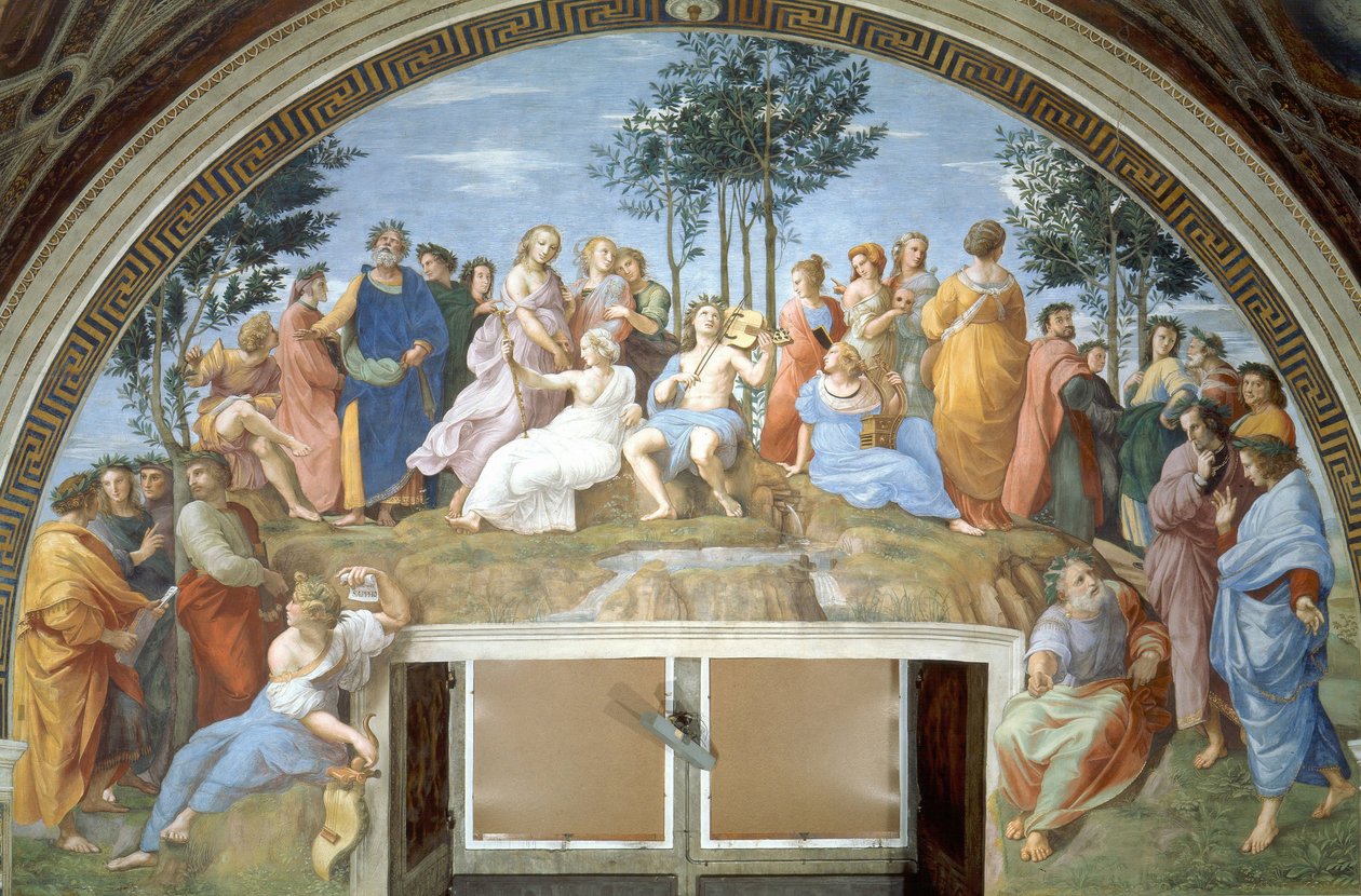 El Parnaso de Raffaello Sanzio Raphael