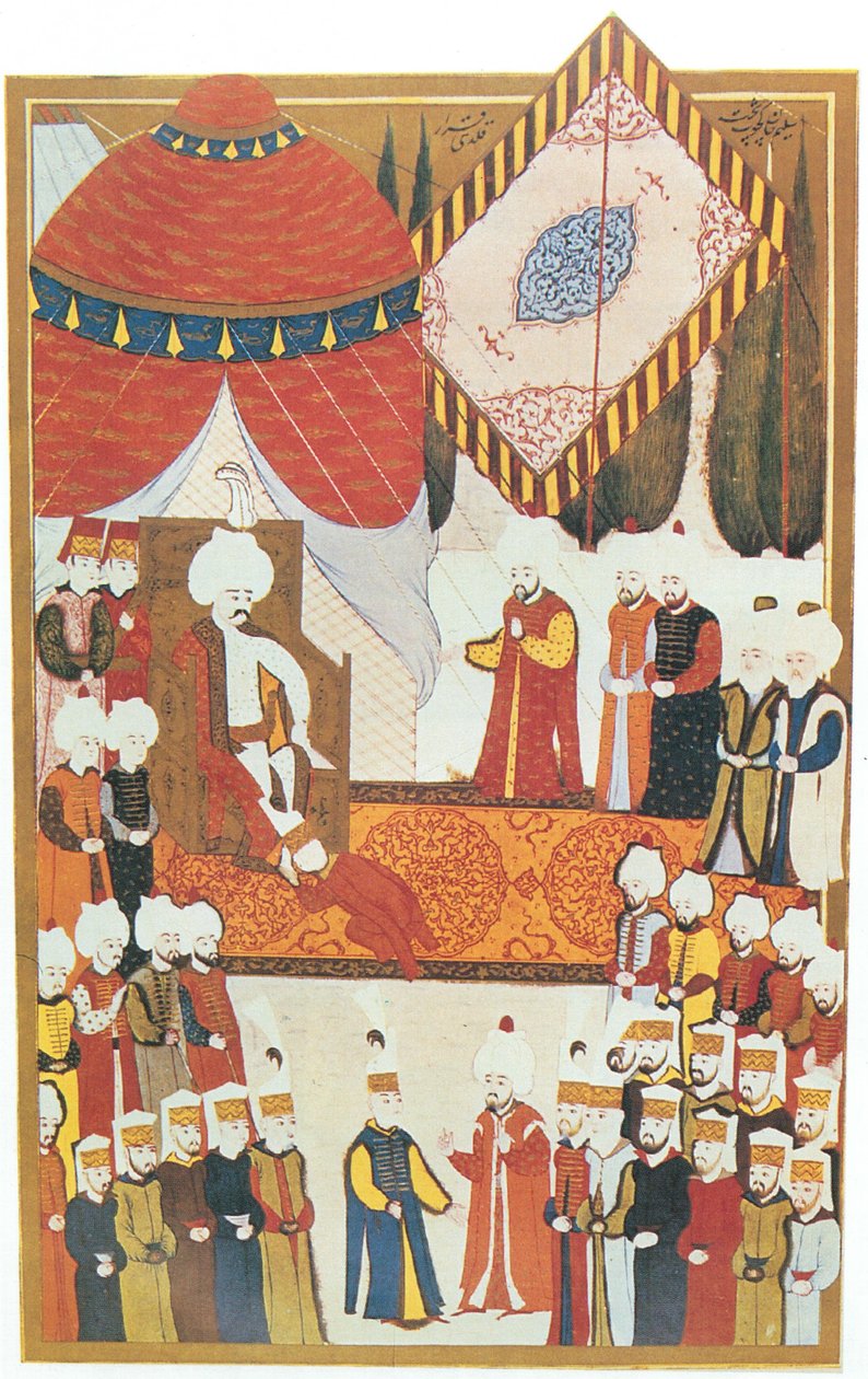 La Coronación de Selim I en Miniatura de Unknown