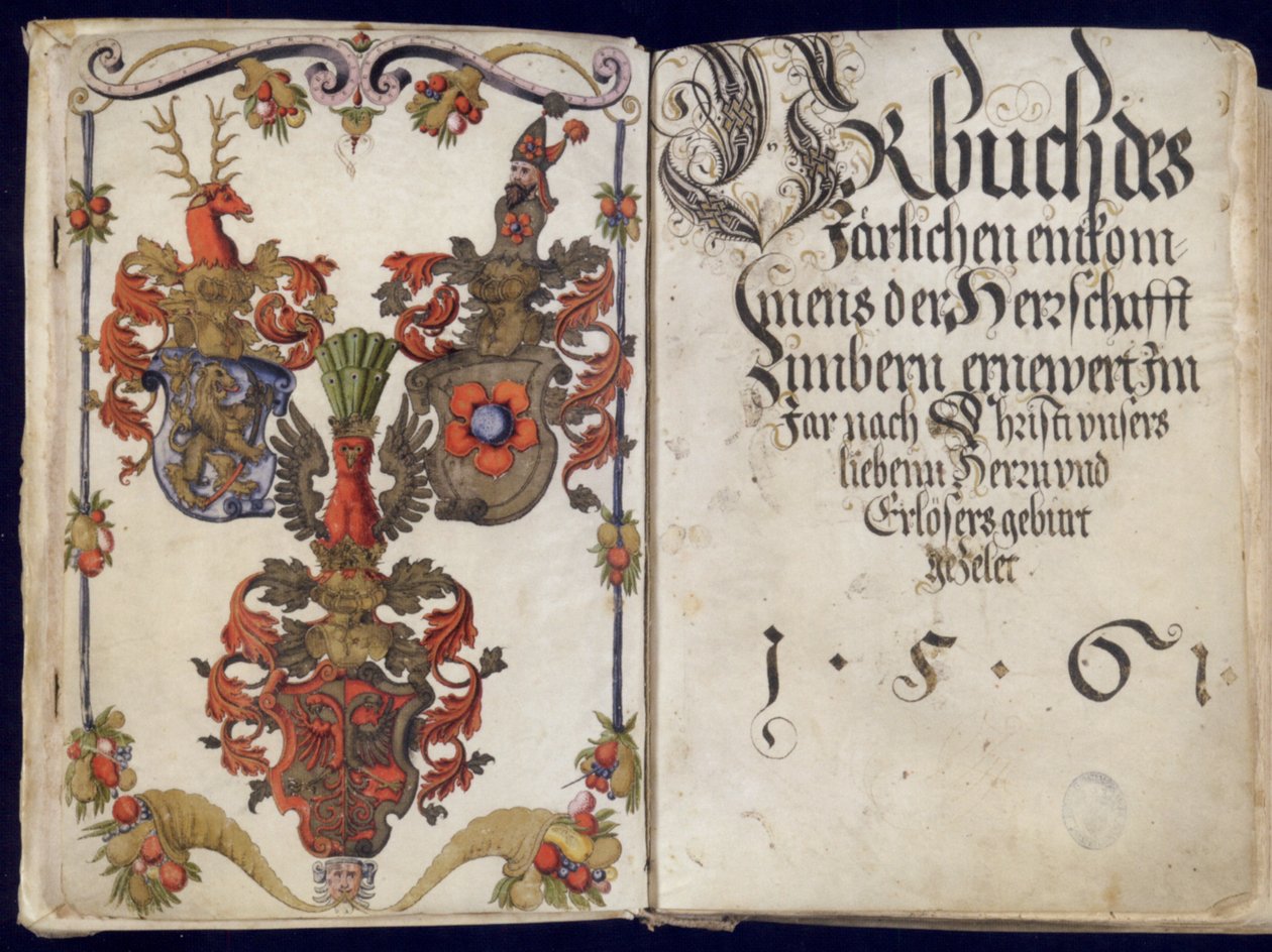 Libro de registros del señorío de Meßkirch de Unknown