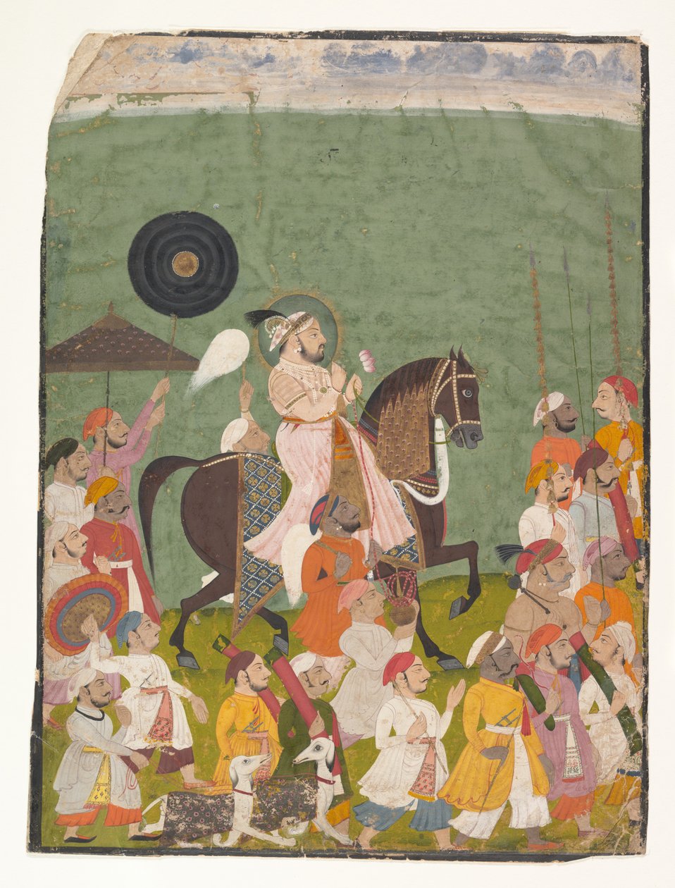 Maharana Jagat Singh II en procesión de Unknown