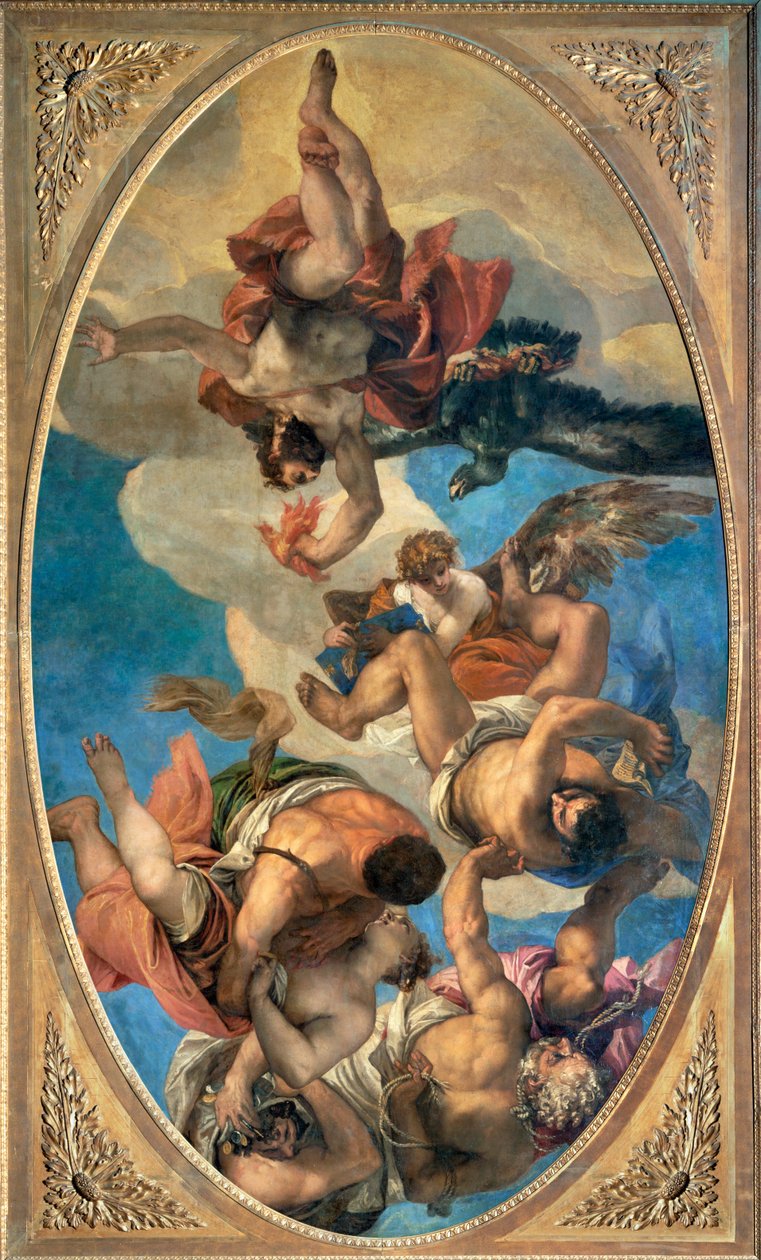 Júpiter castigando los vicios ... de (1528 88) Veronese