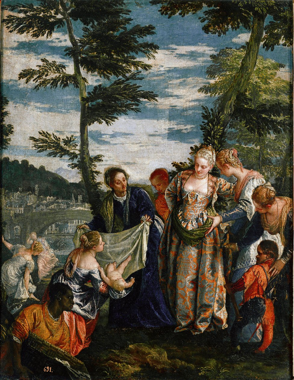 El hallazgo de Moisés de Veronese