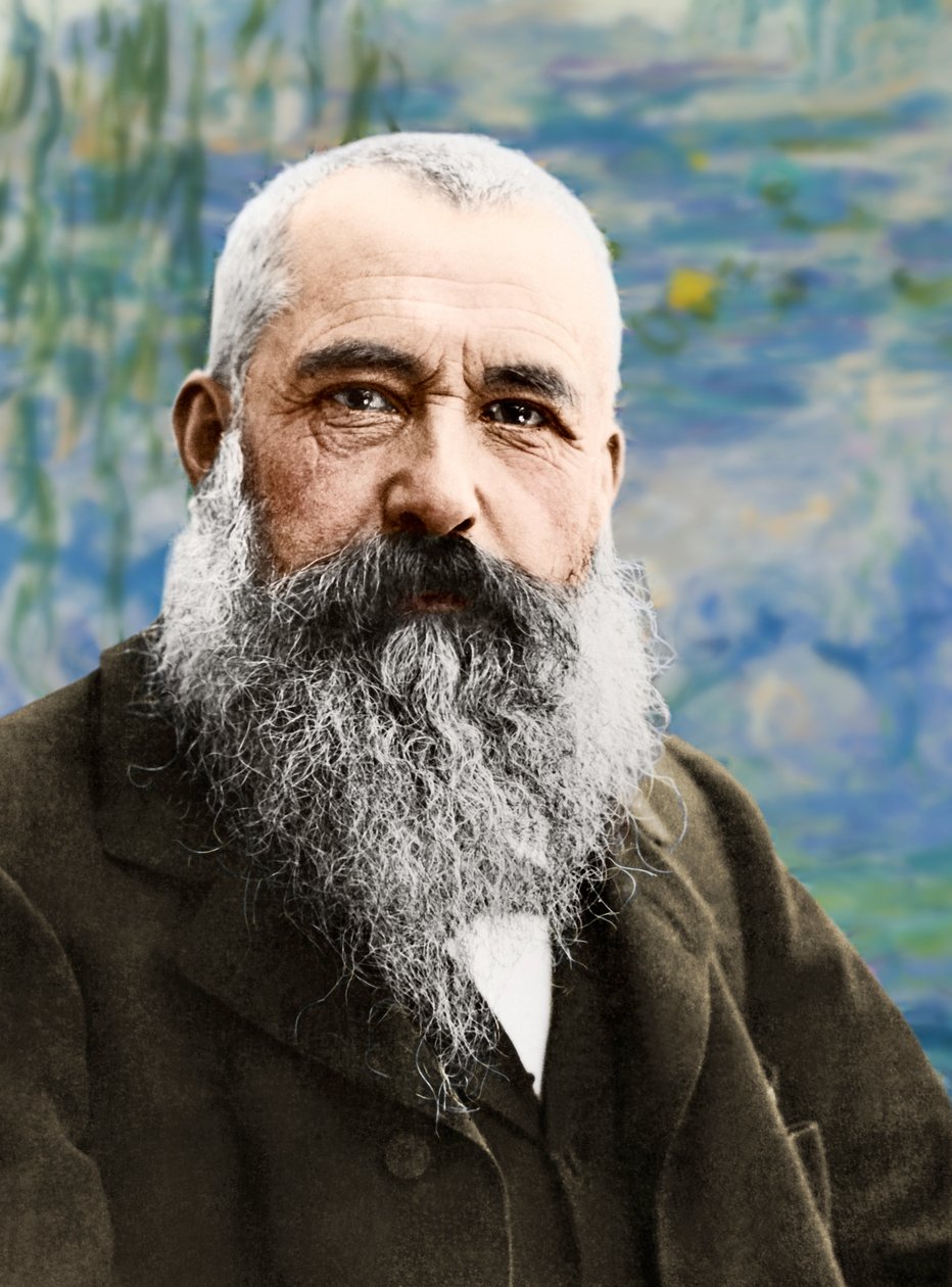 Retrato de Claude Monet, c.1899 (foto) de Nadar