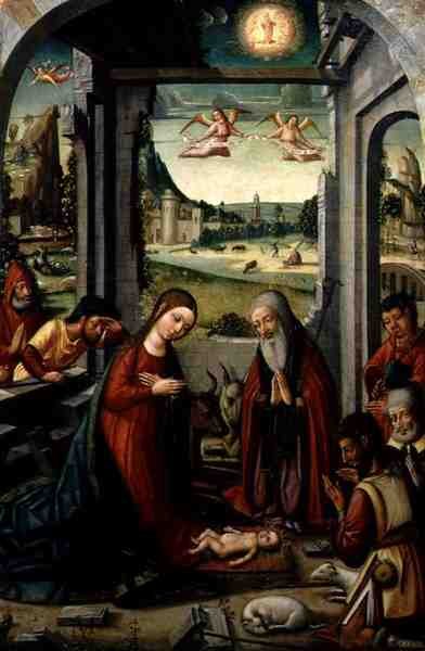 Natividad de (attr. to) Master of Jativa