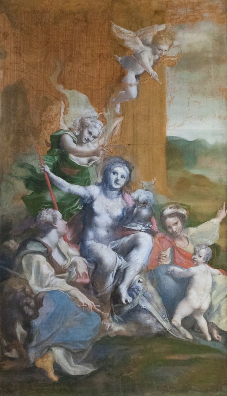 Alegoría de la virtud de (c.1489 1534) Correggio