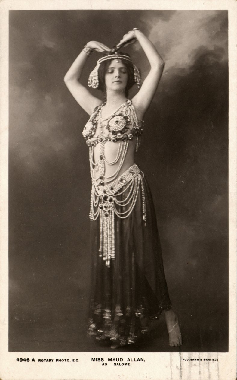 Miss Maud Allan como Salomé de Unknown