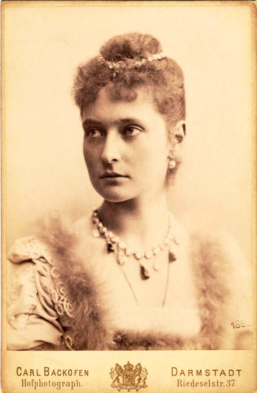 Emperatriz rusa Alexandra Fyodorovna, 1892. de Unknown