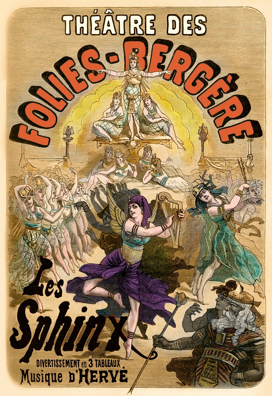 Teatro de las Folies-Bergère - cartel de Unknown