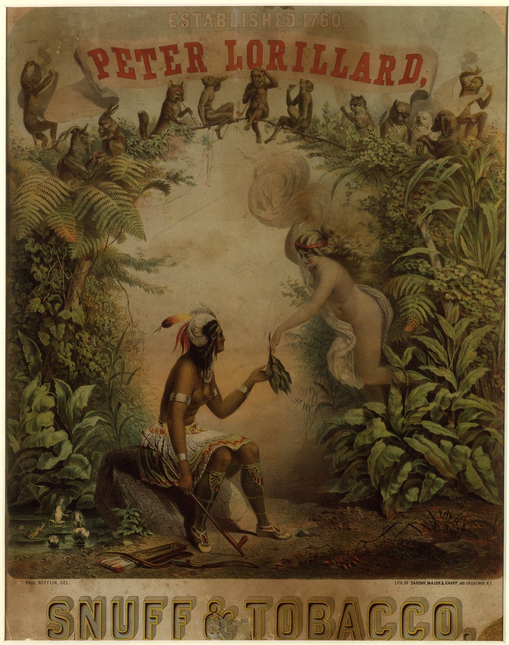 Rapé y tabaco de Peter Lorillard de American School