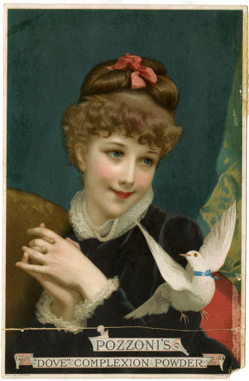 Pozzonis Dove Complexion Powder [tarjeta comercial recto] de American School