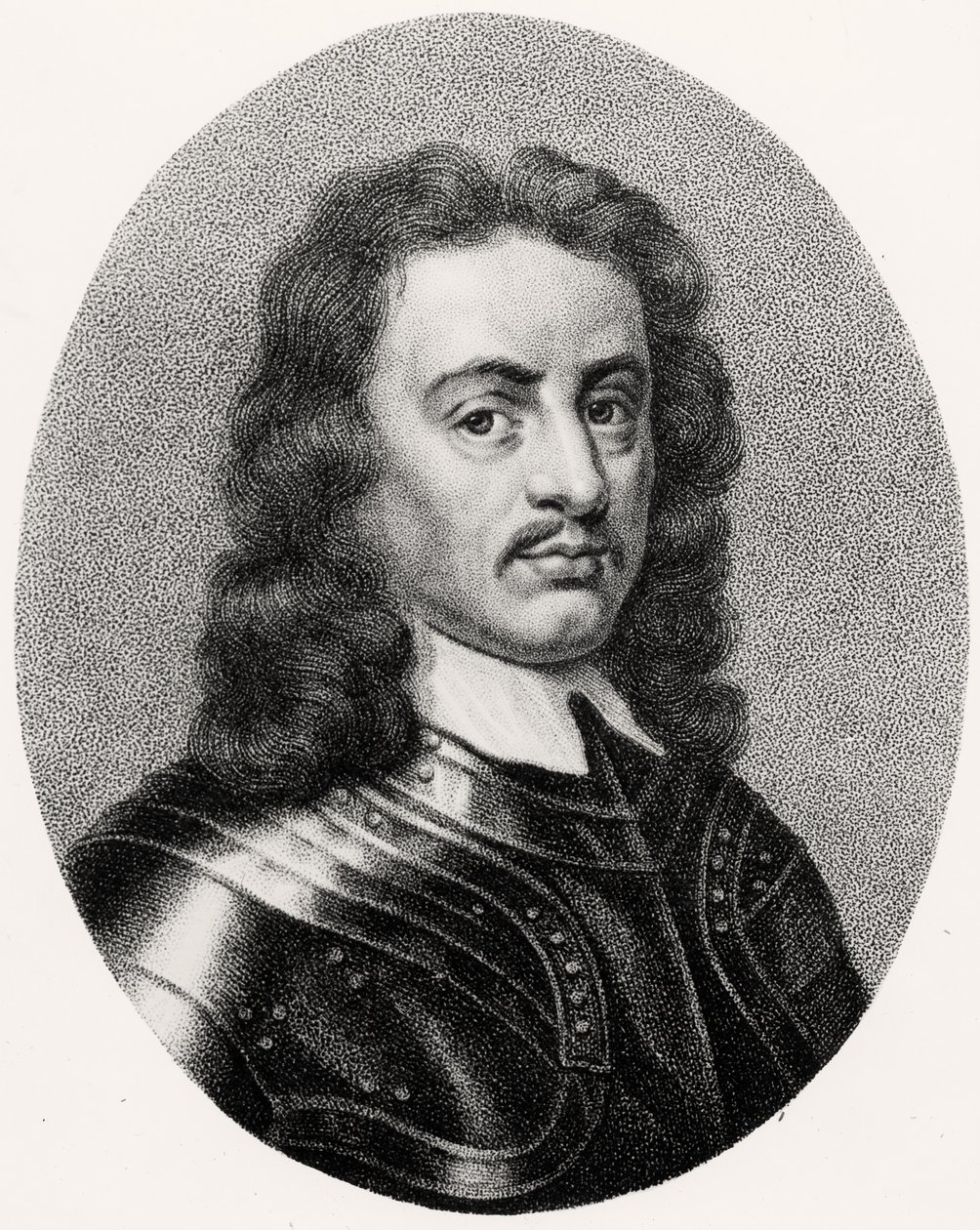 Retrato de Oliver Cromwell (1599-1658) de English School