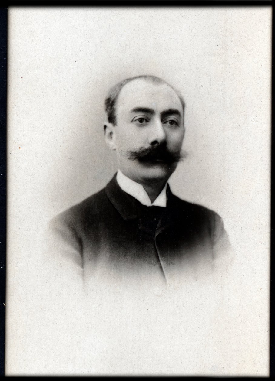 Retrato de Andre Messager (1853-1919), compositor francés de French Photographer