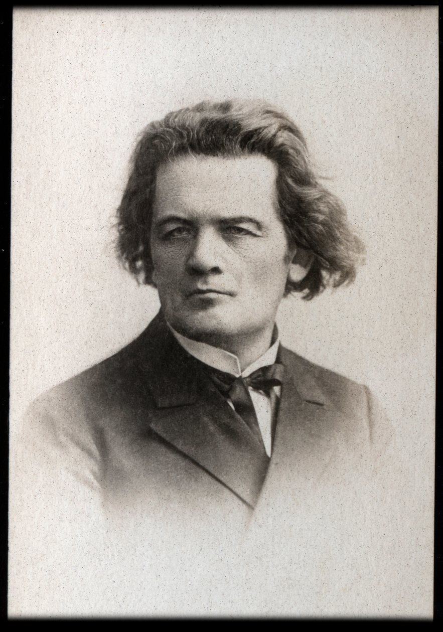 Retrato de Anton Rubinstein (1829-1894), pianista, compositor y director de orquesta ruso de French Photographer