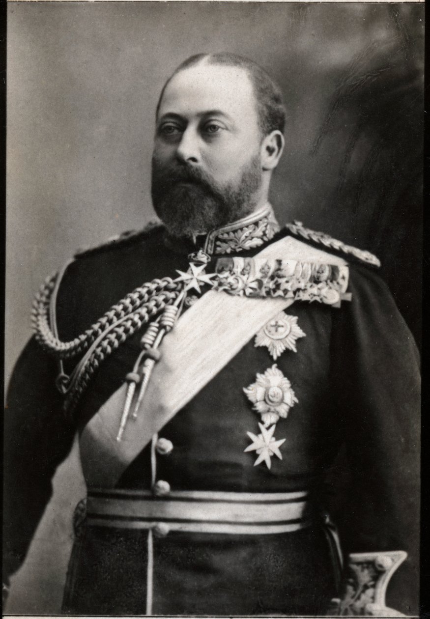Retrato de Eduardo VII del Reino Unido (1841-1910) de French Photographer