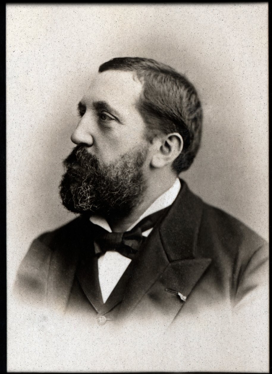 Retrato de Emile Pessard (1843-1917), compositor francés de French Photographer