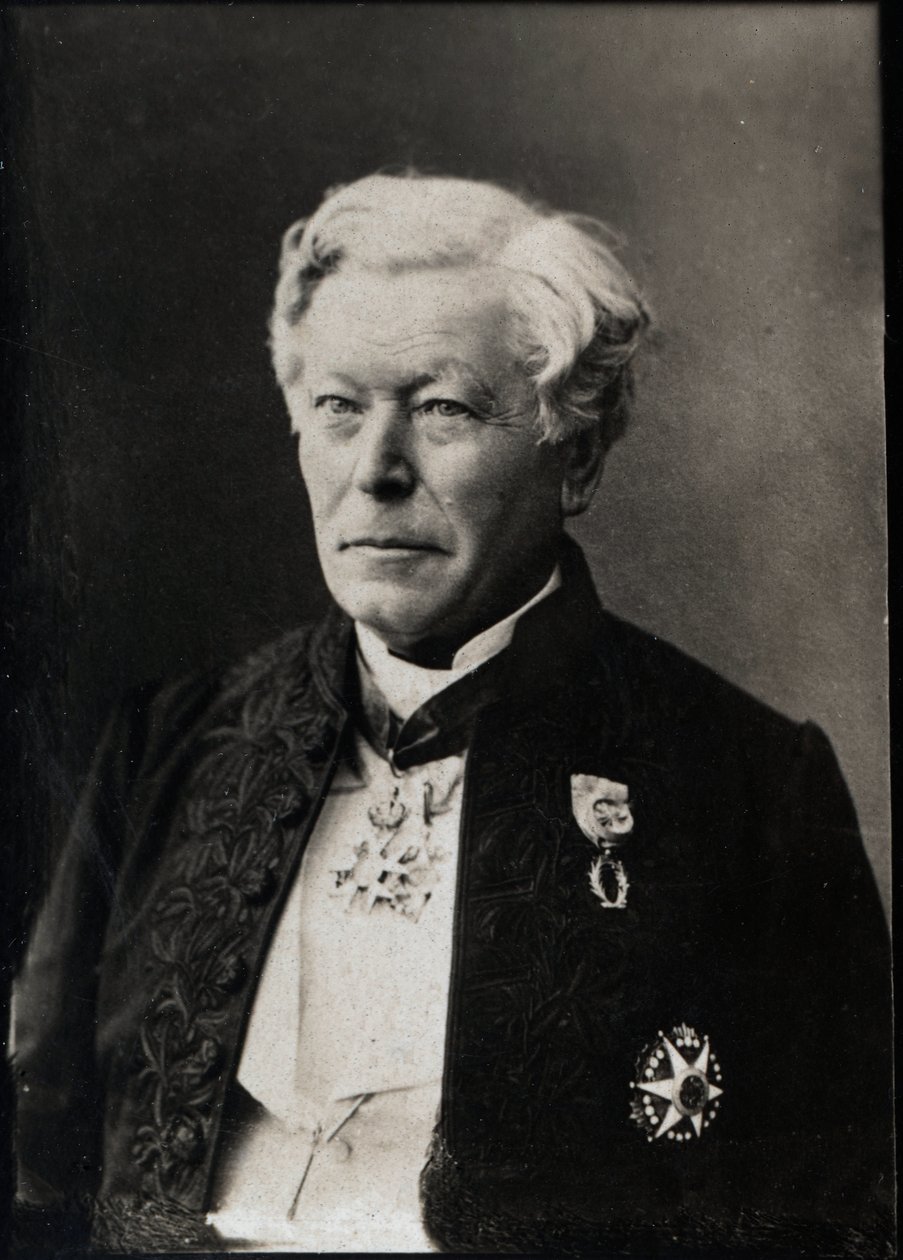 Retrato de Hervé Auguste Faye (1814-1902), astrónomo francés de French Photographer