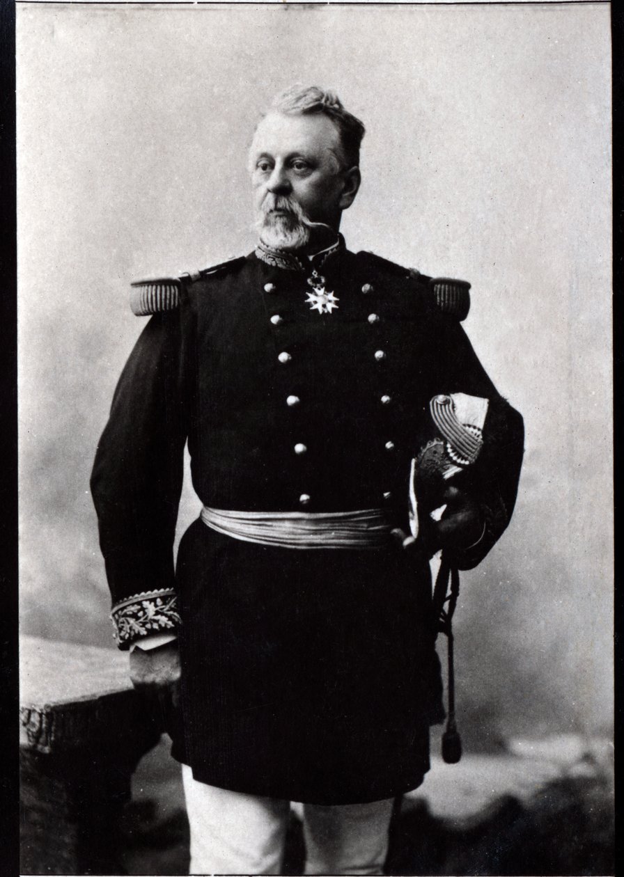 Retrato de Leon de Poilloue de Saint Mars (1832-1897), general francés de French Photographer
