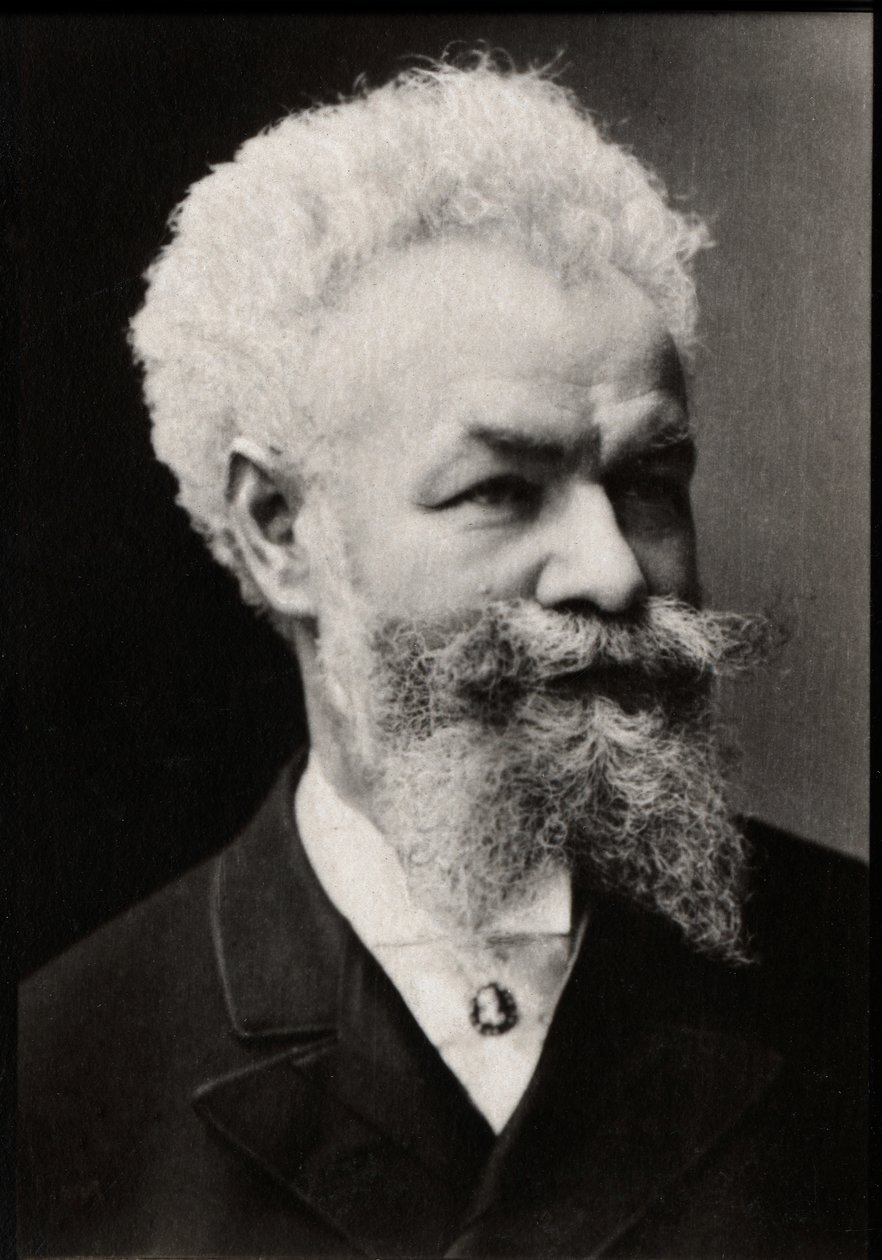 Retrato de Mihaly Munkacsy (1844-1900), pintor húngaro de French Photographer