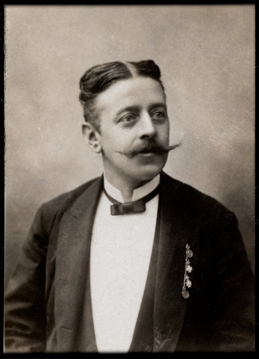 Retrato de Philipp Fahrbach (1843-1894), compositor austríaco de French Photographer