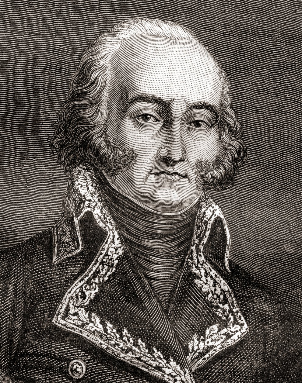 Jean-Baptiste Cyrus de Timbrune de Thiembronne, Conde de Valence, de Histoire de la Revolution Française, por Louis Blanc de French School