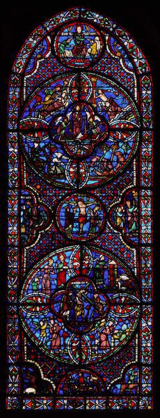 Ventana lanceta que representa el Nuevo Pacto de French School