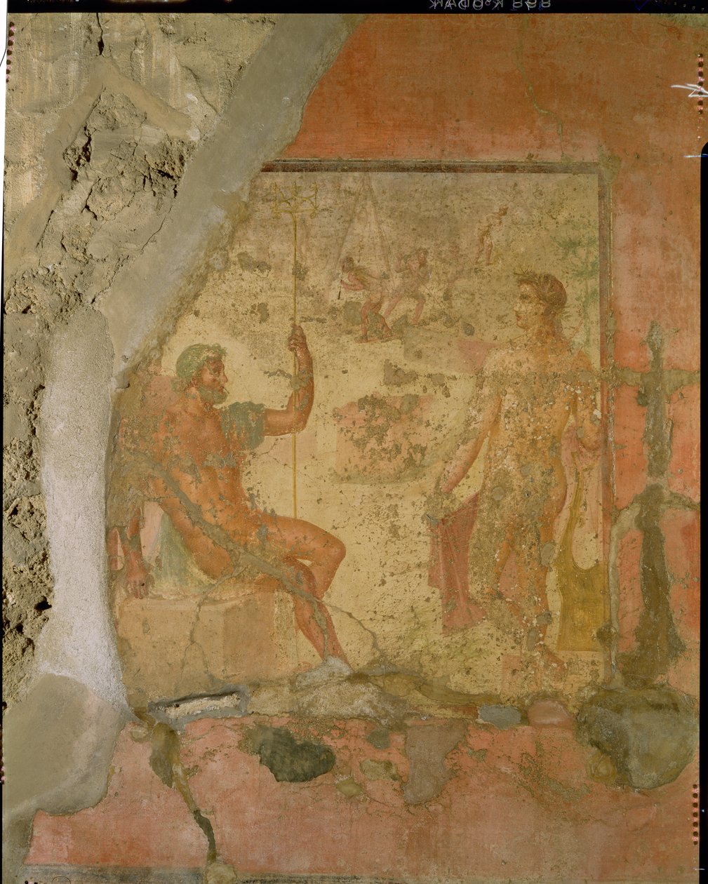 Neptuno y Apolo, romano, siglo I de Roman