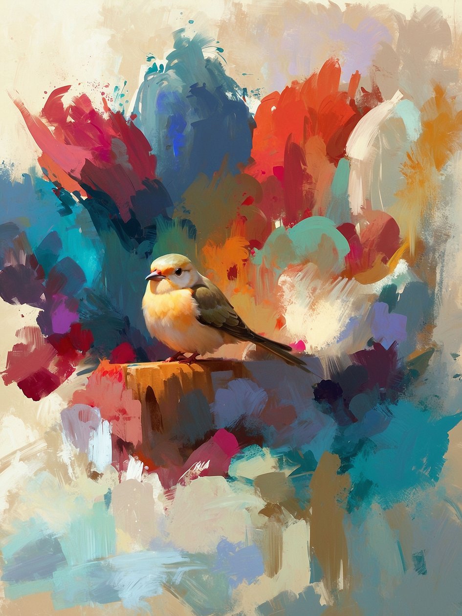 Pintura Pájaro 2 de Mario Witt