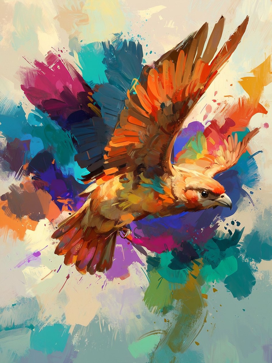 Pintura Pájaro 3 de Mario Witt