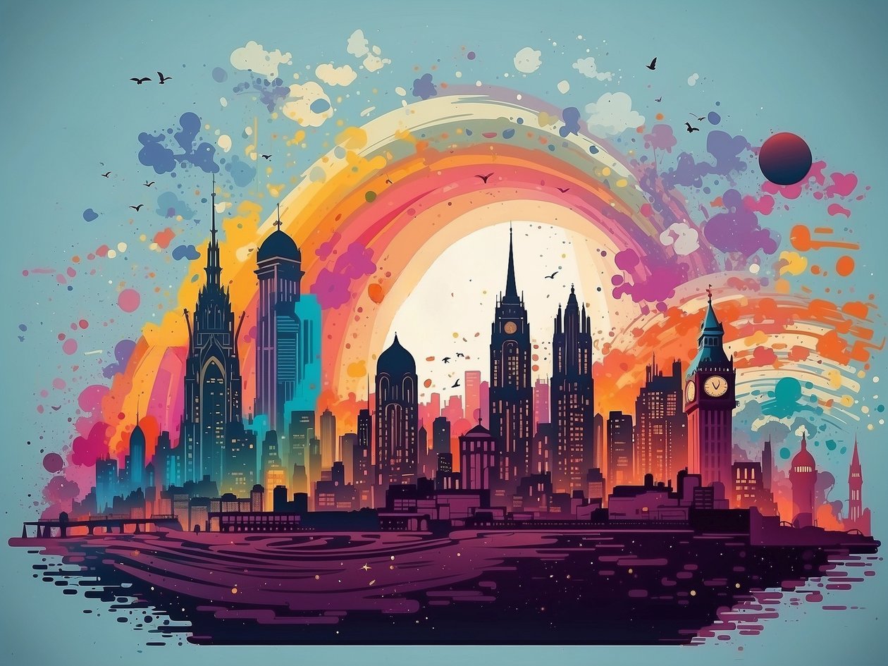 Ciudad espacial 2 de Mario Witt