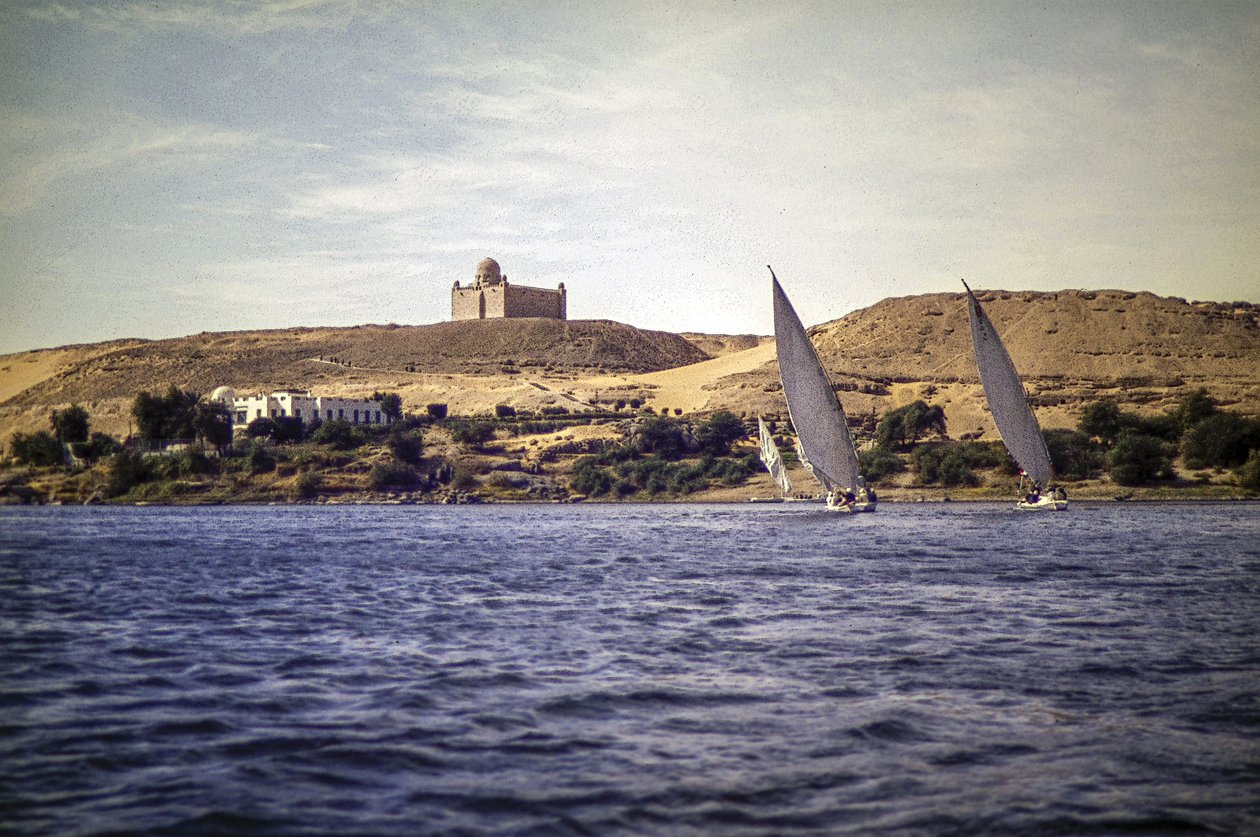 Barcos en el Nilo de Detlef B. Fischer