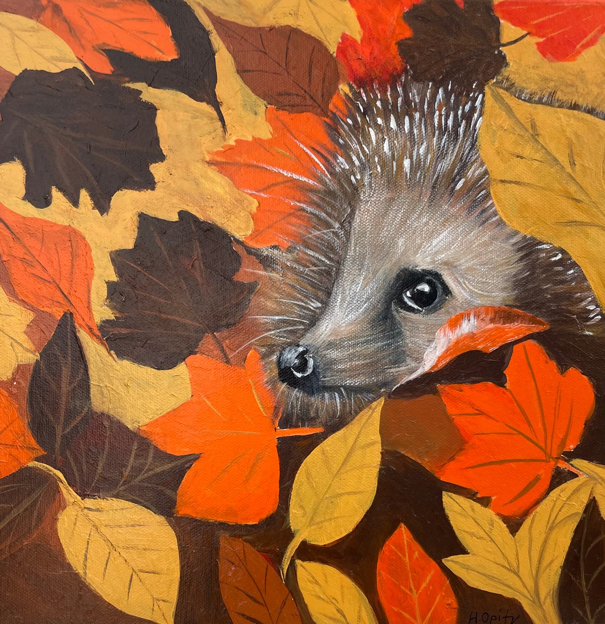 Adorable erizo de H.Opitz