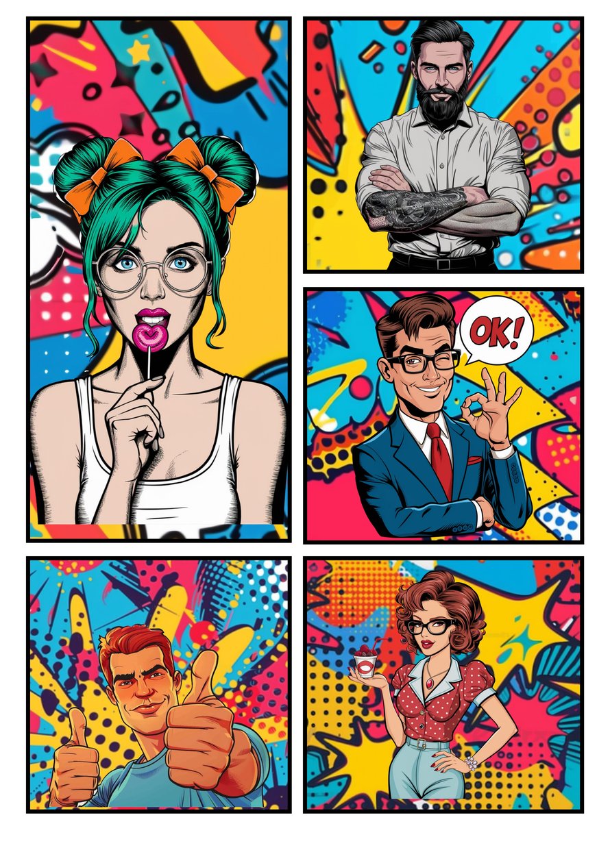 Cómic Popart "OK de Mario Witt