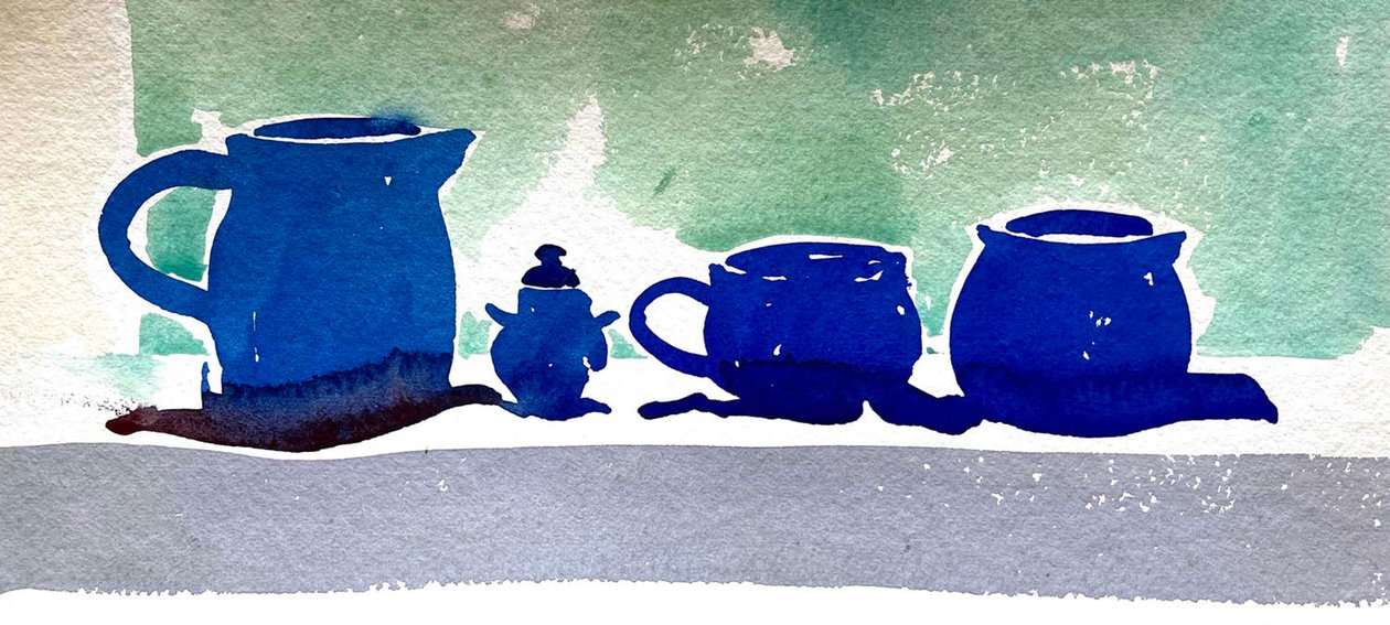 Cuatro azules de Simon Fletcher