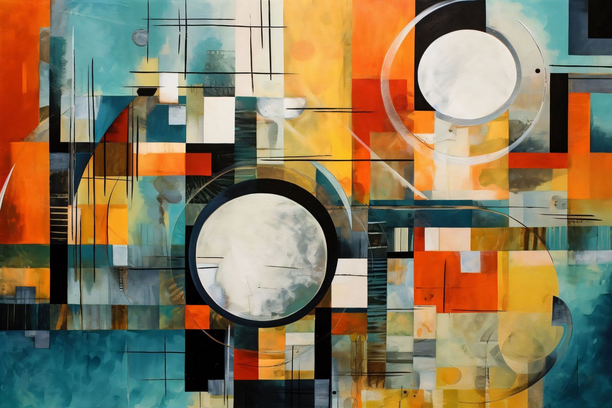 Diseño en espiral, composición abstracta, decoración de pared | impresión bajo demanda para Habitación de F. Abderrahim