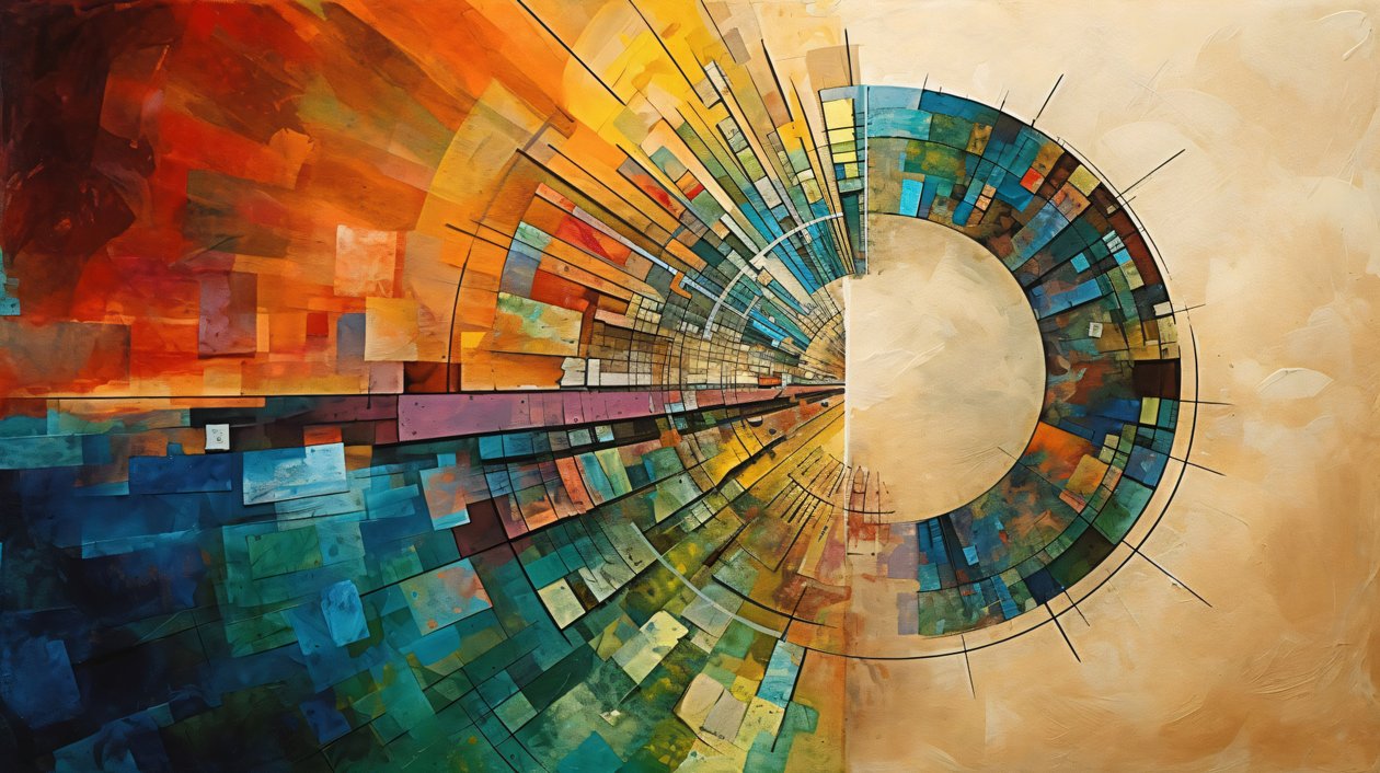 Vivid Abstract Painting A Modern wall art, Impresiones en lienzo personalizadas de F. Abderrahim
