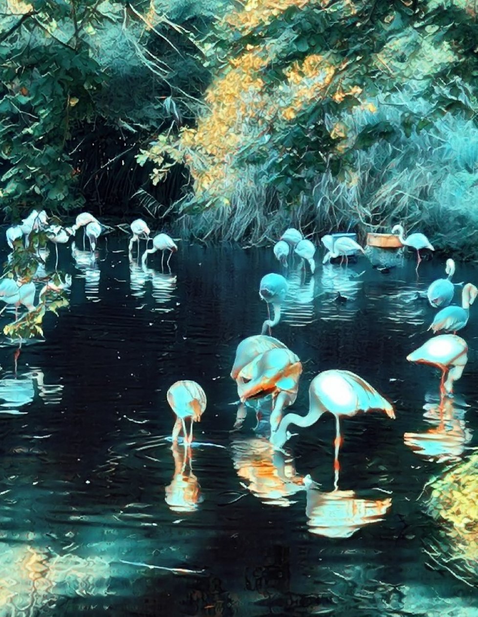 Flamencos. de Margareta Uliarte