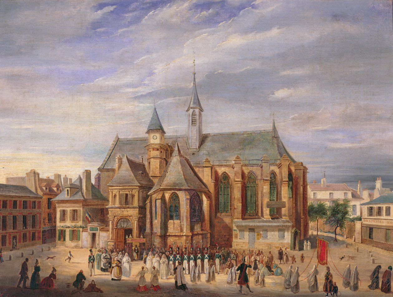 Peregrinación a Notre-Dame de Boulogne, 1840 de A. Duchaine