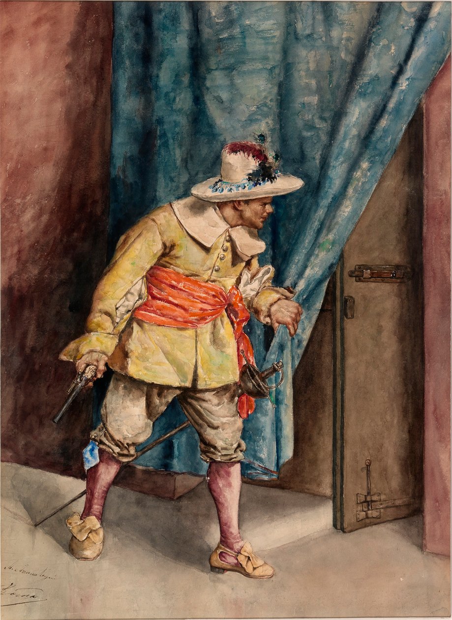 Mosquetero en guardia de A. Arrunategin