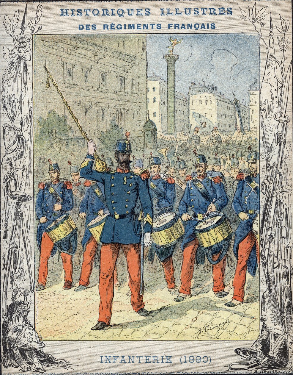 Infantería francesa de A. Demarle