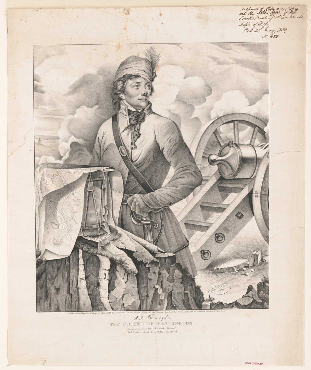 Tadeusz Kościuszko, el amigo de Washington de A. Girard
