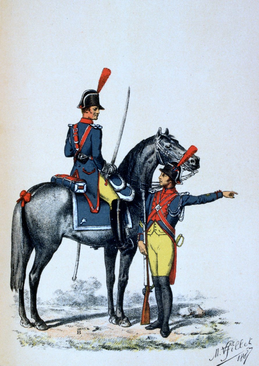 Gendarmería Imperial de París, 1813 1887 de A. Lemercier