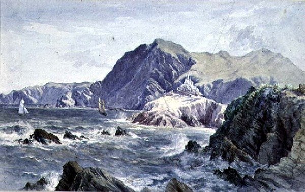 Hillsborough, desde el Capstone, Ilfracombe de A. Newton Brooke