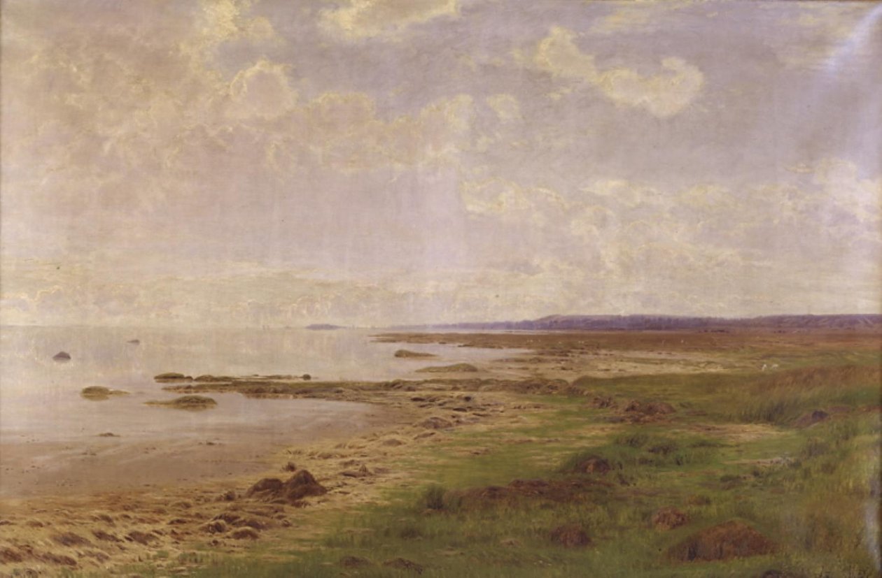 Parte de la costa este de Jutlandia. Día de verano tranquilo de A. Thorenfeld