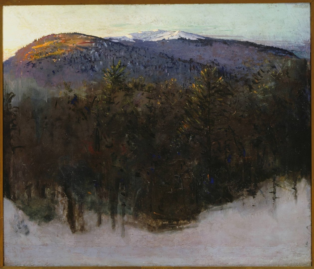 Monadnock, amanecer de invierno de Abbott Handerson Thayer