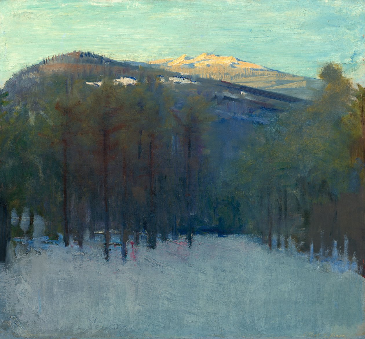 Monte Monadnock, c.1911-14 de Abbott Handerson Thayer